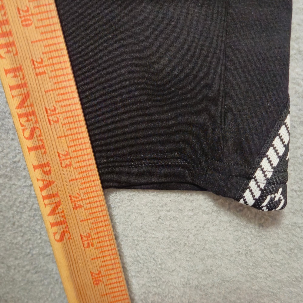 PRADA Milano Logo Tape Leggings Womens Medium Black Italy Designer Skinny Pants - Picture 12 of 12
